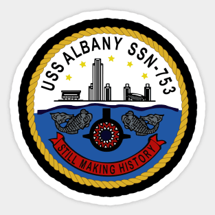 USS Albany (SSBN 753) wo Txt Sticker